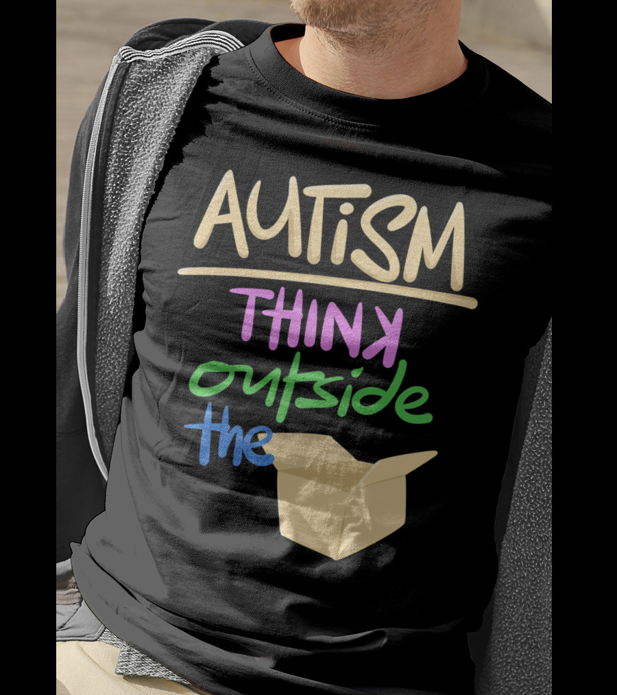 Autism Awareness Think Outside The Box T-Shirt