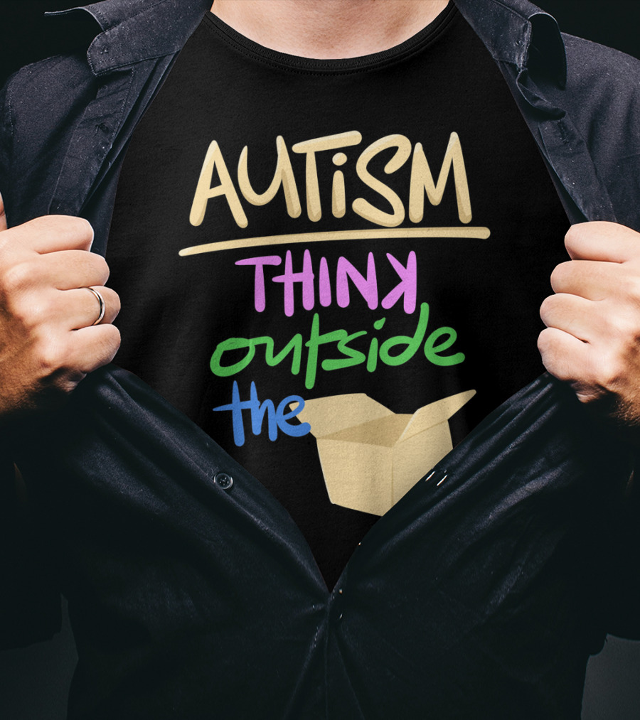 Autism Awareness Think Outside The Box T-Shirt