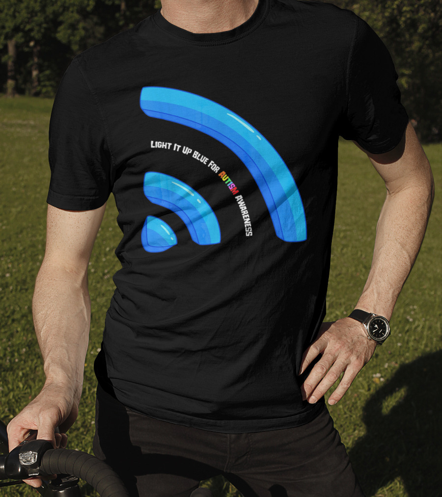 Light It Up Blue For Autism Awareness T-Shirt
