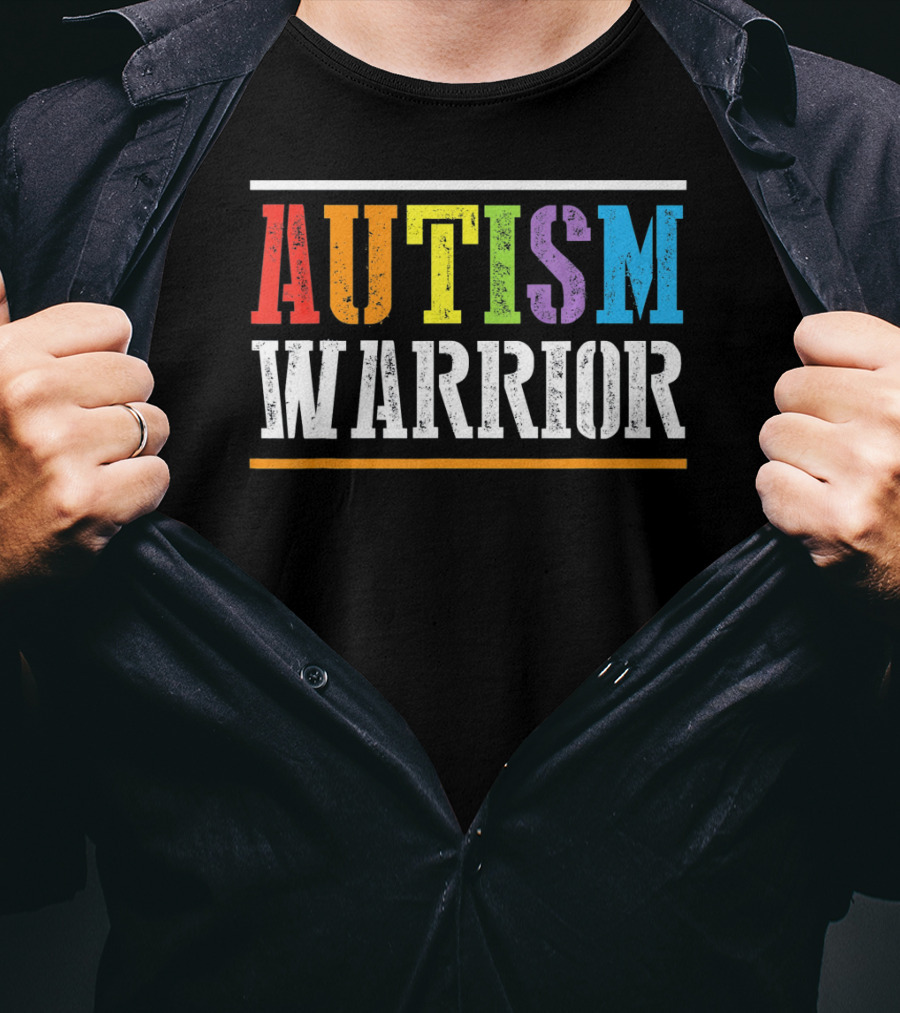 Autism Warrior Autism Awareness Month T-Shirt