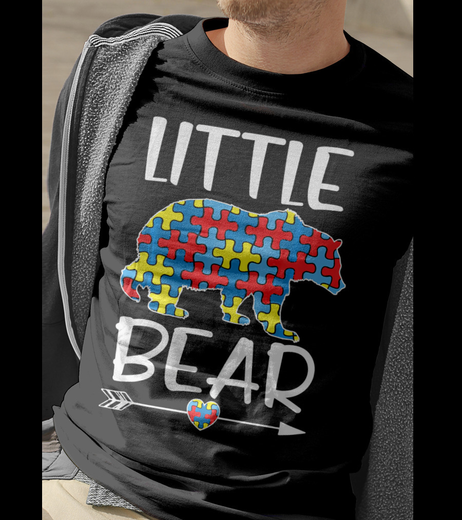 Little Bear Puzzle Autism Awareness T-Shirt