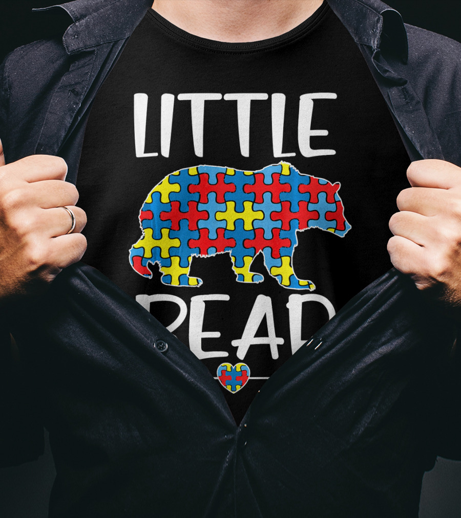 Little Bear Puzzle Autism Awareness T-Shirt