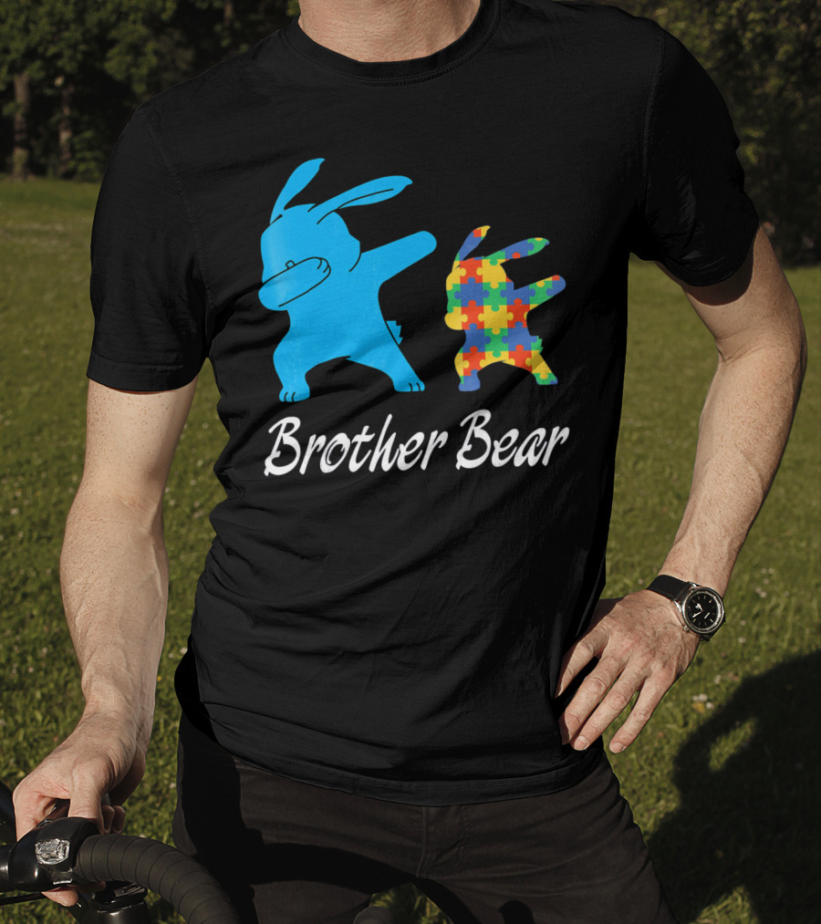 Brother Bear Cute Bunny Puzzle T-Shirt