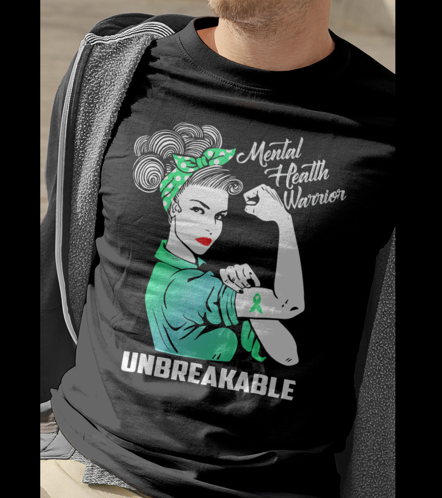 Mental Health Warrior Unbreakable Strength T-Shirt