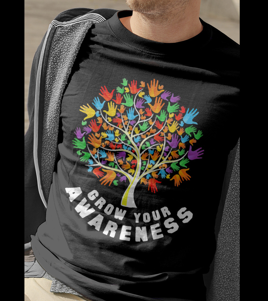 Grow Your Awareness Autism Awareness Charity T-Shirt