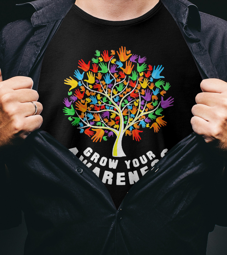 Grow Your Awareness Autism Awareness Charity T-Shirt