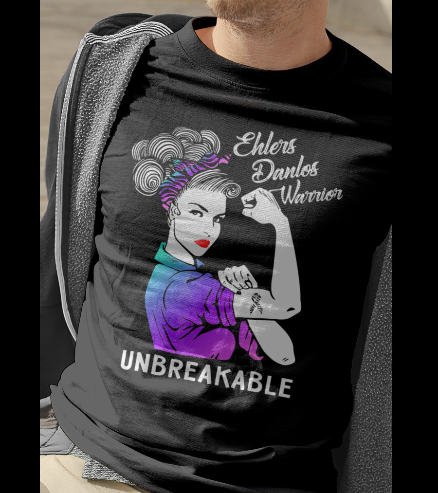 Ehlers Danlos Syndrome Warrior Unbreakable T-Shirt