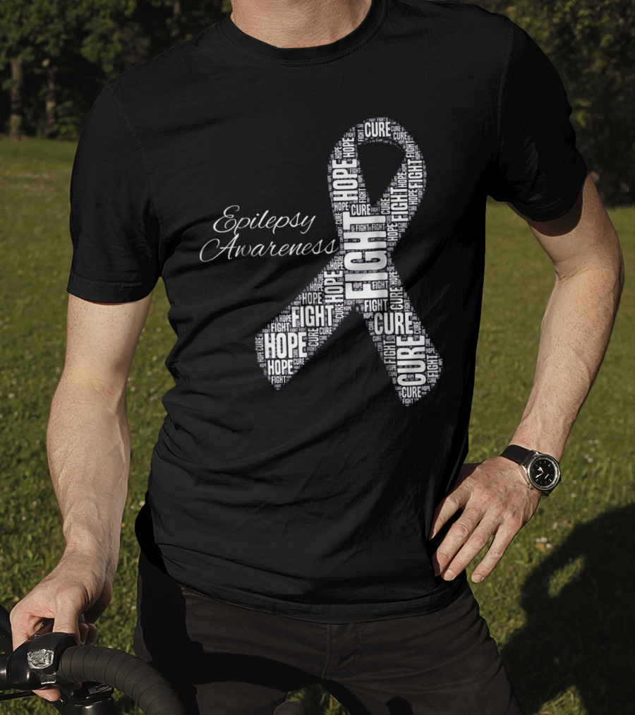 Epilepsy Awareness Hope Fight Cure T-Shirt