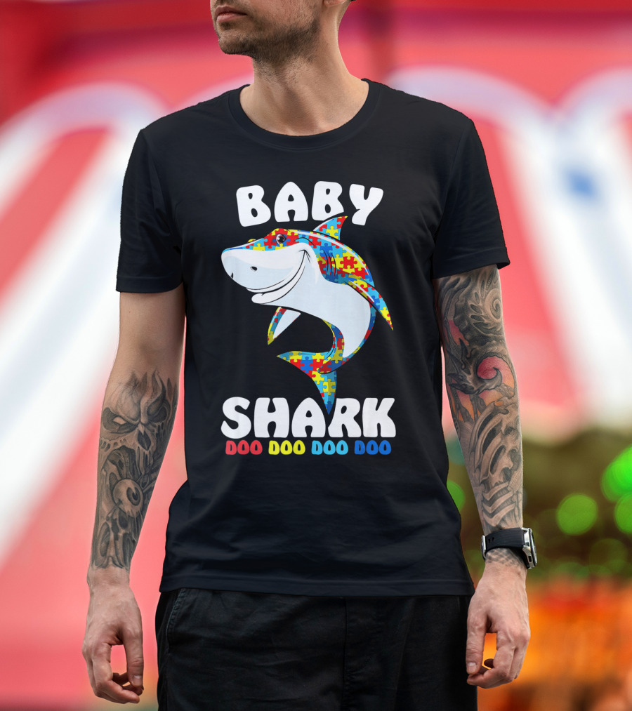Baby Shark Doo Doo Doo Doo Puzzle Birthday T-Shirt