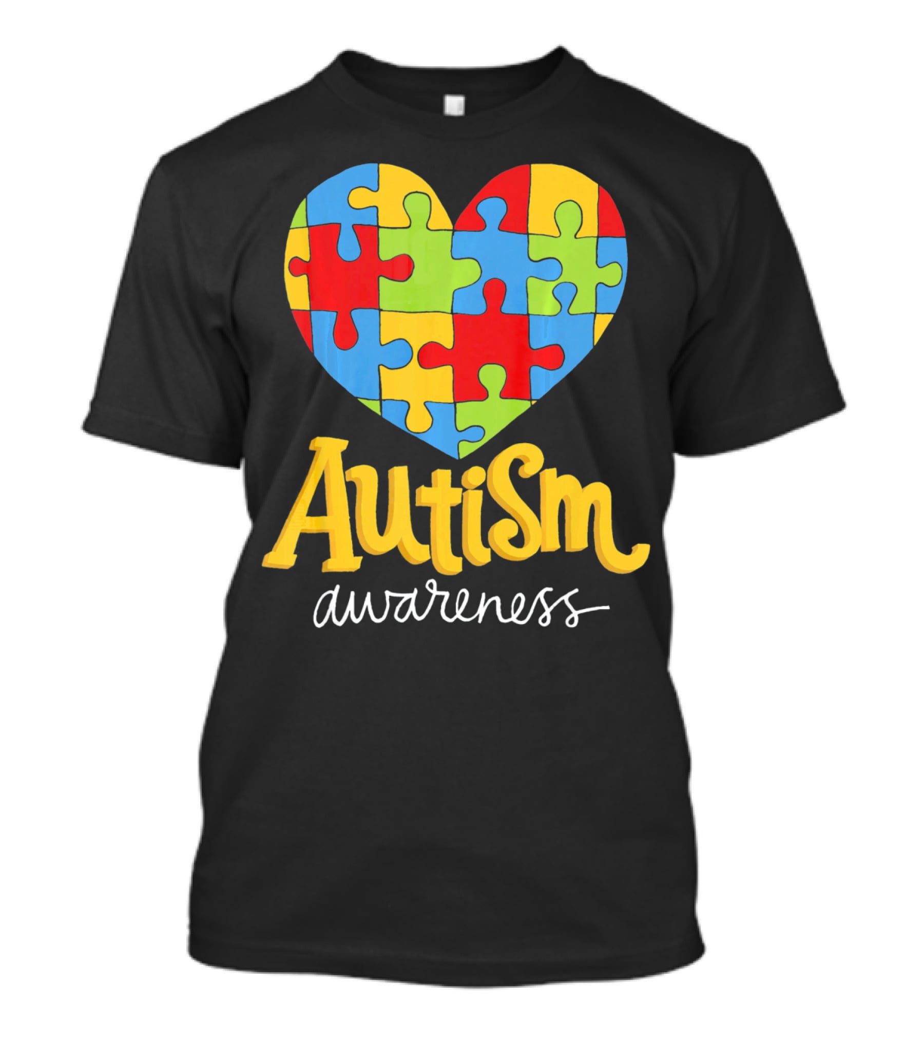 Puzzle Heart Autism Awareness Autism T-Shirt