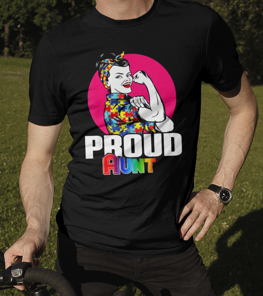 Autism Awareness Wear Unbreakable Proud Aunt T-Shirt