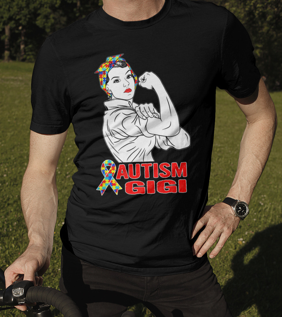 Autism Gigi Unbreakable With Puzzle T-Shirt