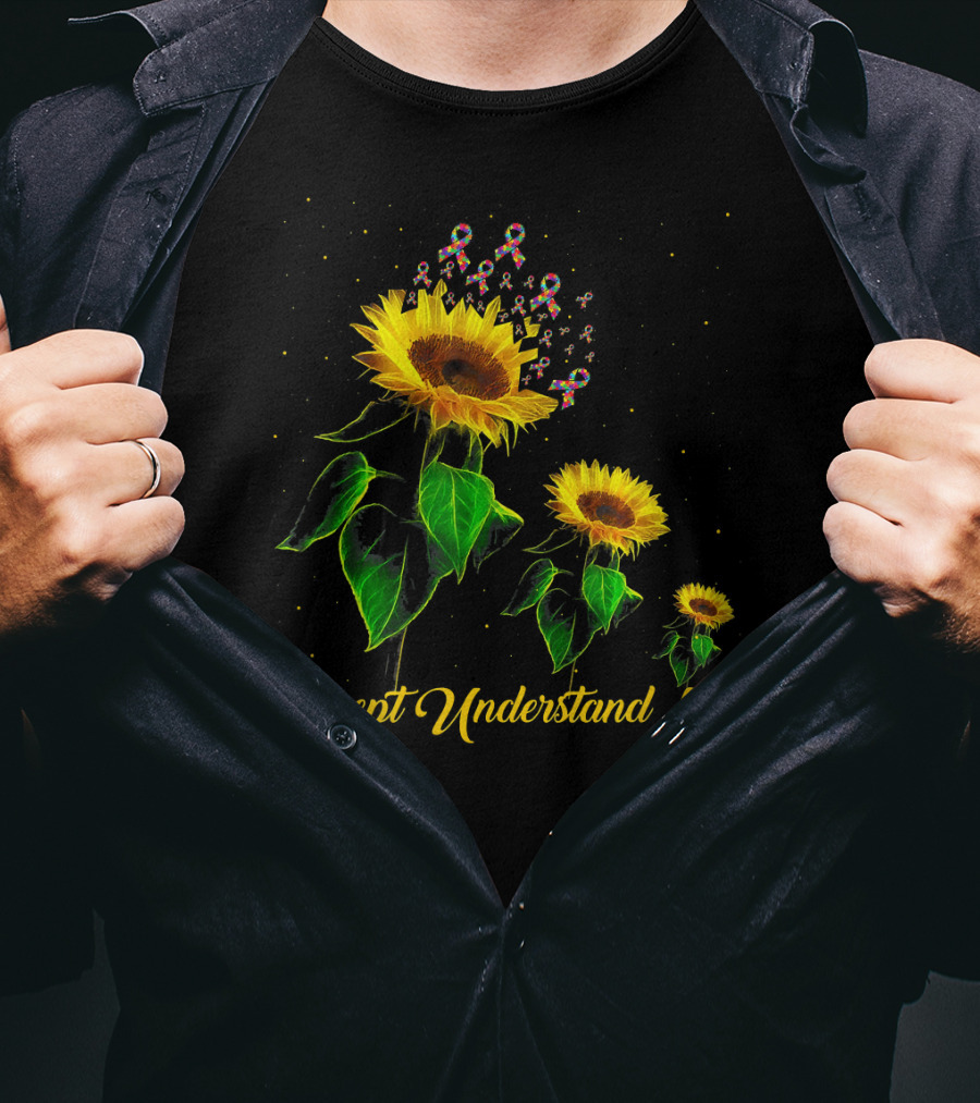Accept Understand Love Sunflower Autism T-Shirt