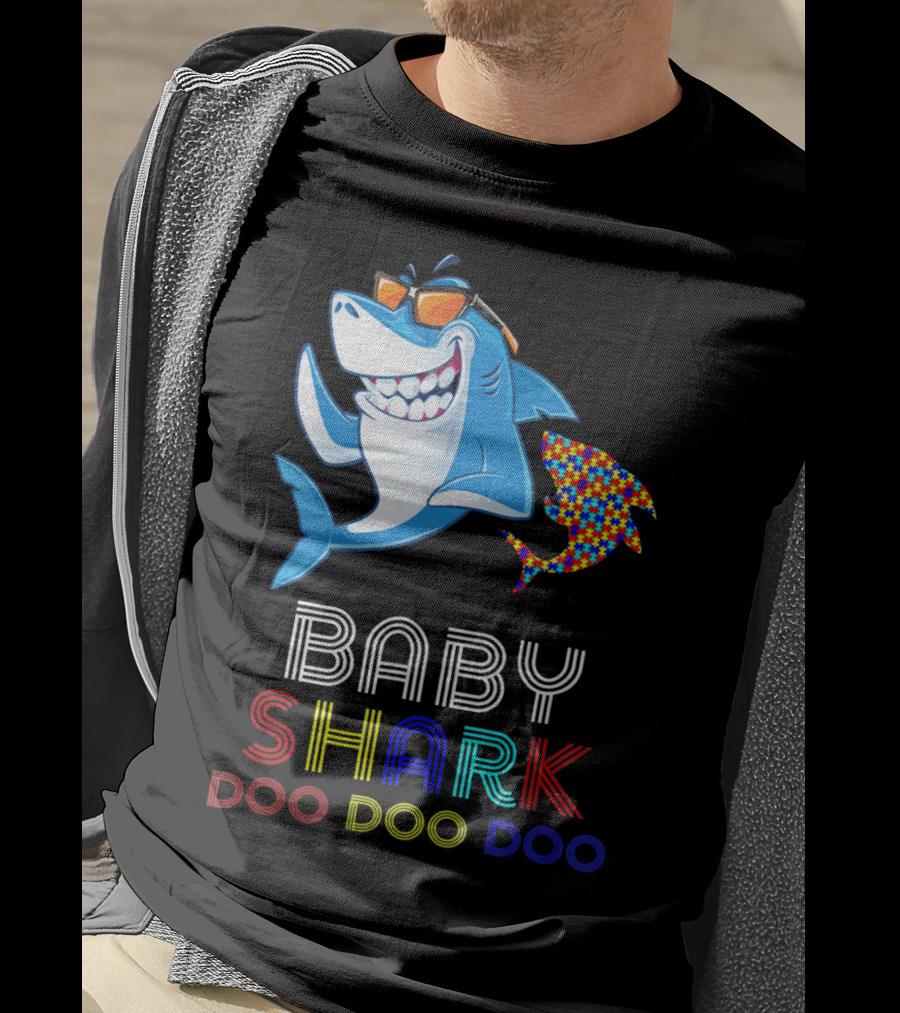 Baby Shark Doo Doo Doo Autism Awareness T-Shirt