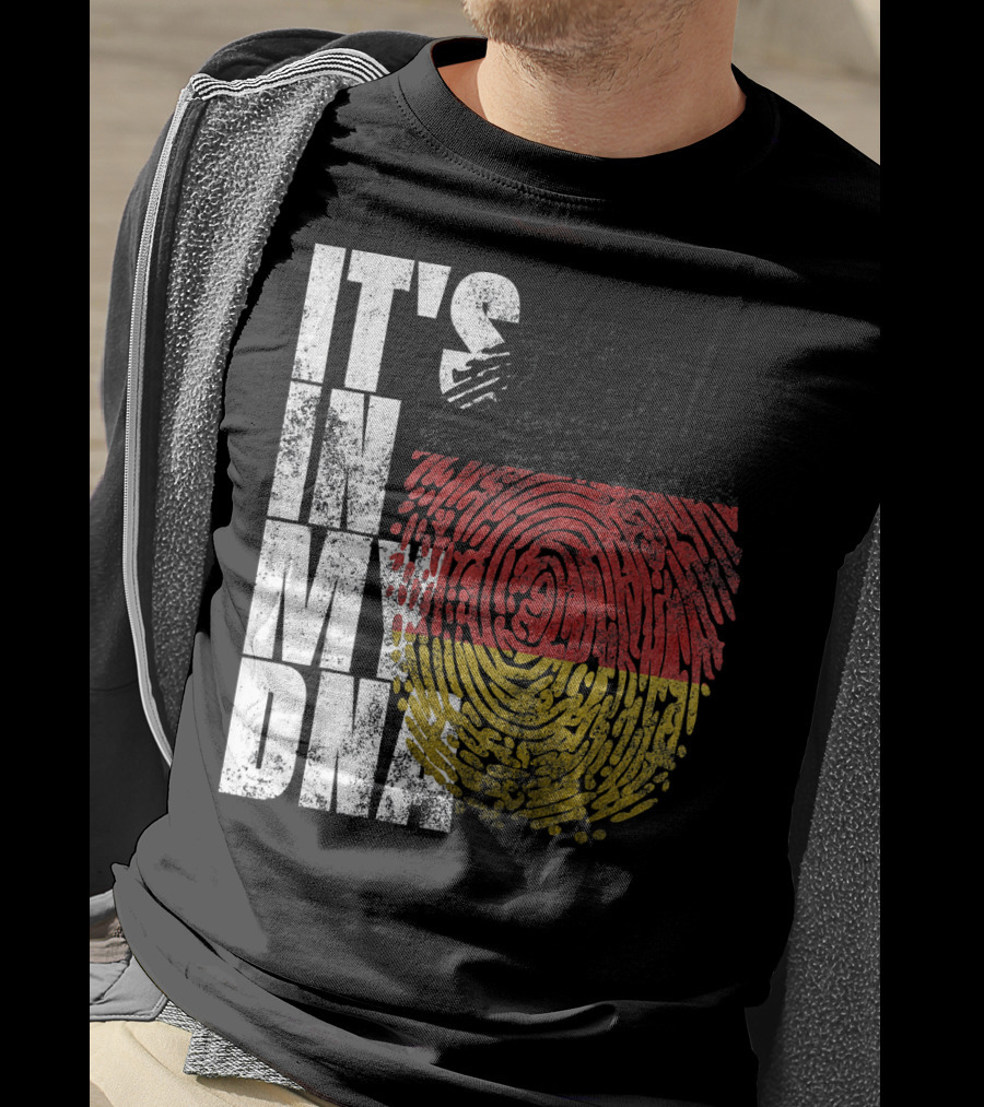 It's In My DNA German Flag Fingerprint Oktoberfest T-Shirt