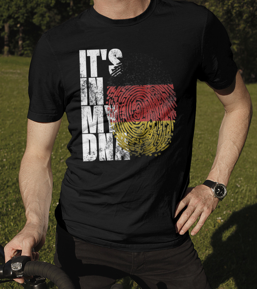 It's In My DNA German Flag Fingerprint Oktoberfest T-Shirt