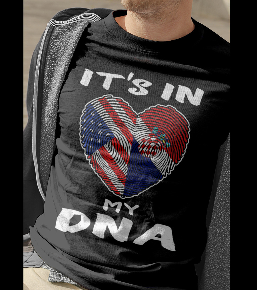 It's In My DNA Croatia Flag Heart Croatian Bira T-Shirt