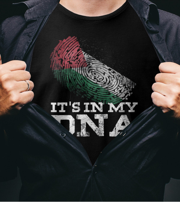 It's In My DNA Palestinian Fingerprint T-Shirt