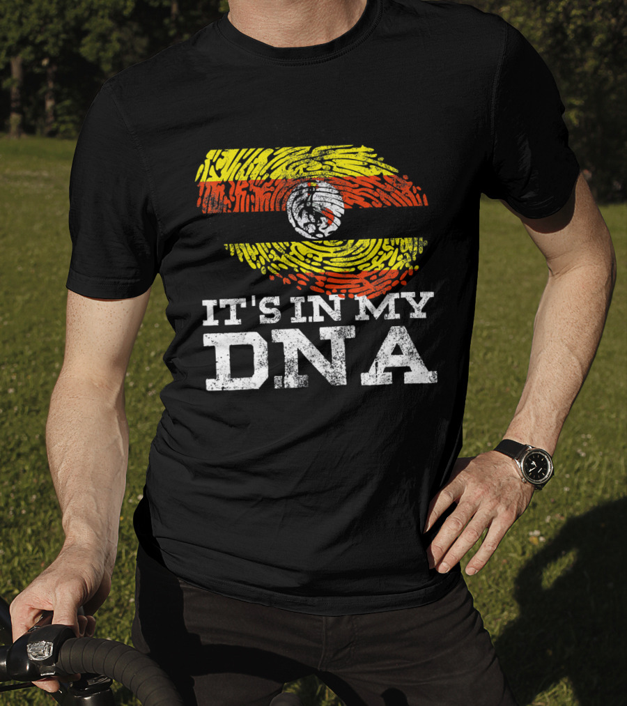 It's In My DNA Ugandan Flag Heritage Pride Africa T-Shirt