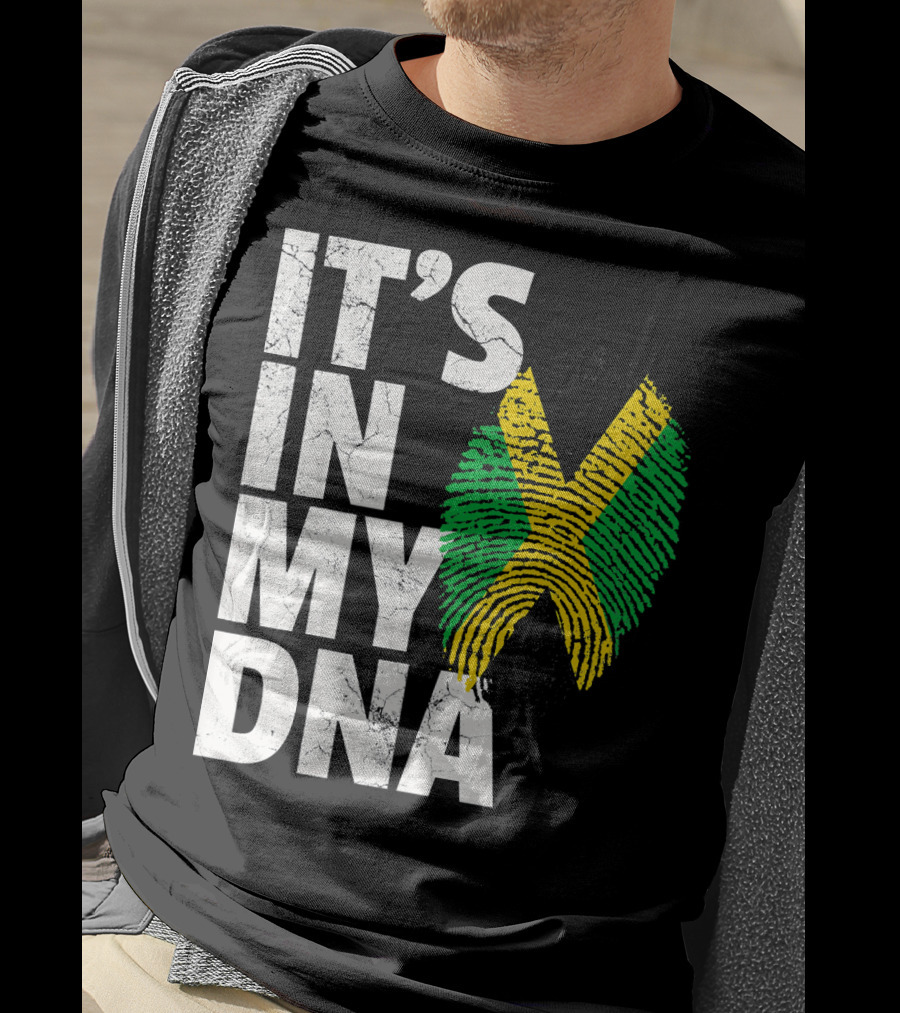 Jamaica Flag It's In My DNA Jamaican Pride Men T-Shirt