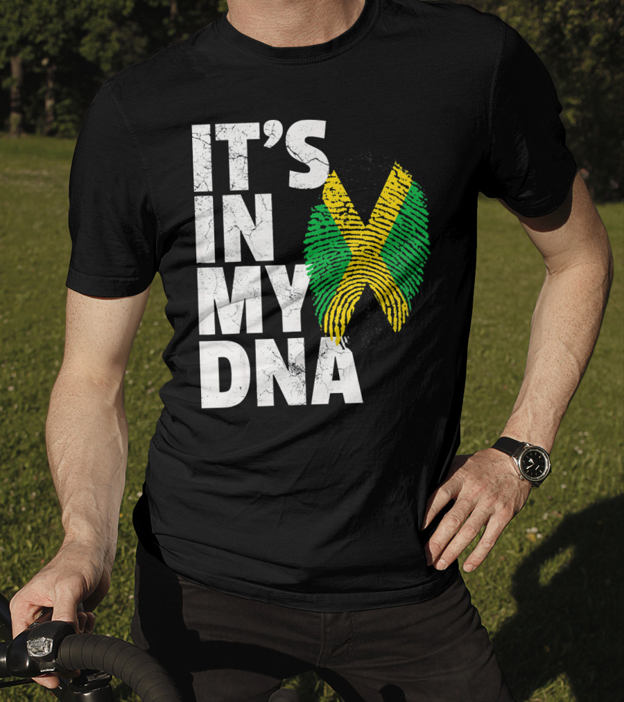 Jamaica Flag It's In My DNA Jamaican Pride Men T-Shirt