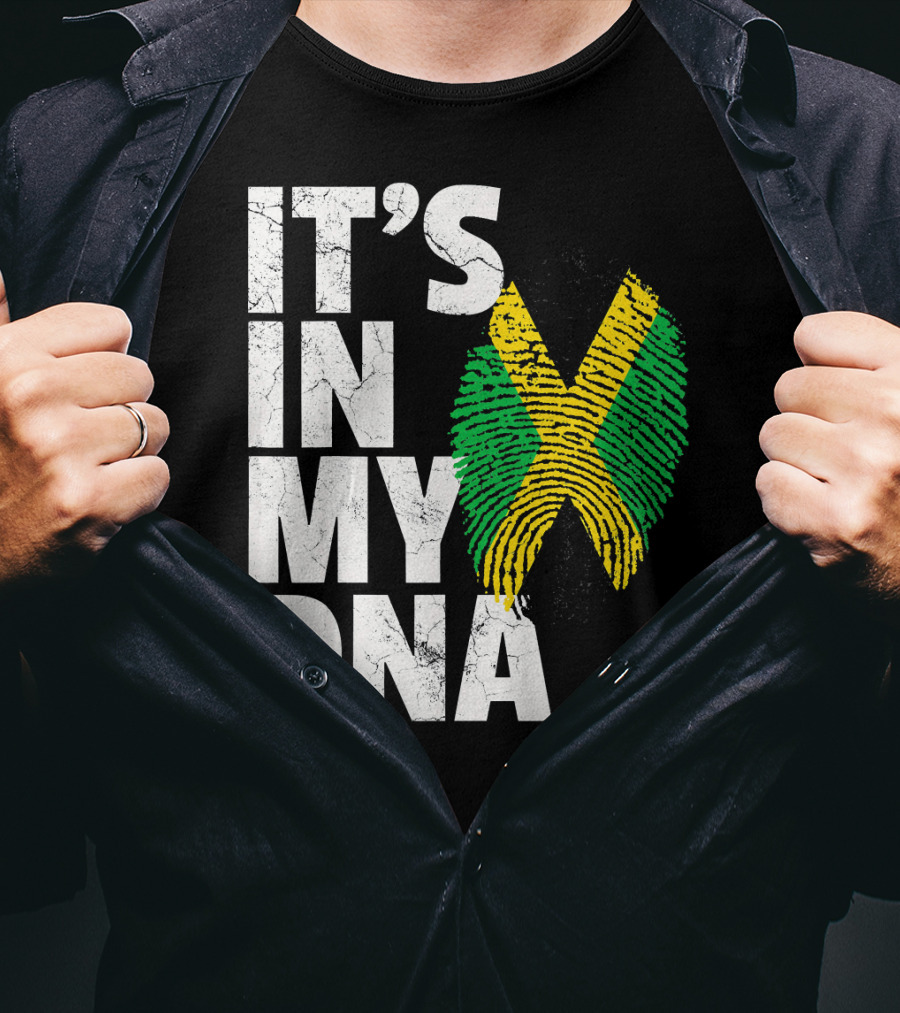 Jamaica Flag It's In My DNA Jamaican Pride Men T-Shirt
