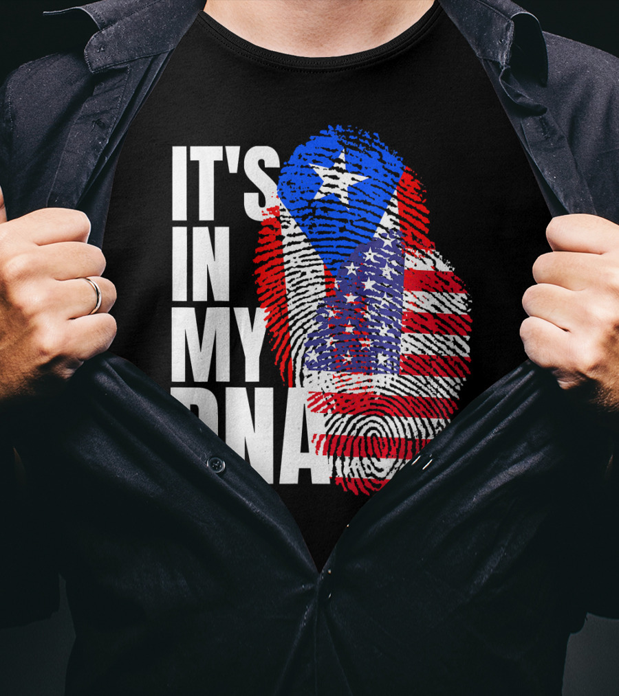 American Puerto Rican It's In My DNA T-Shirt