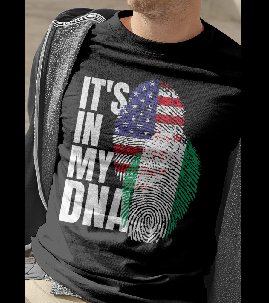 IT'S IN MY DNA American And Nigerian Mix Heritage T-Shirt