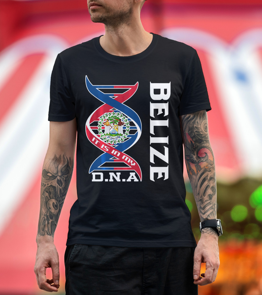 Belize Coat of Arms It Is in My DNA T-Shirt