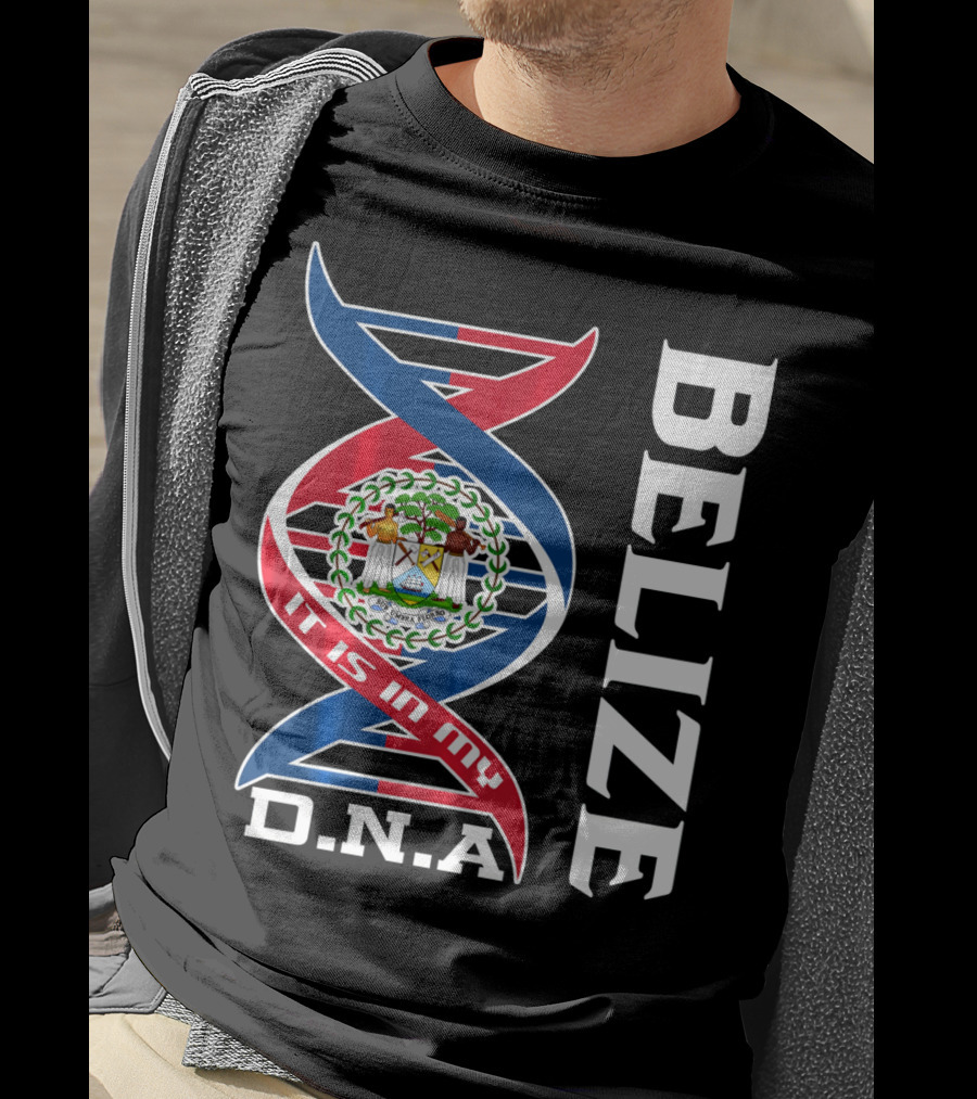 Belize Coat Of Arms It Is In My DNA T-Shirt
