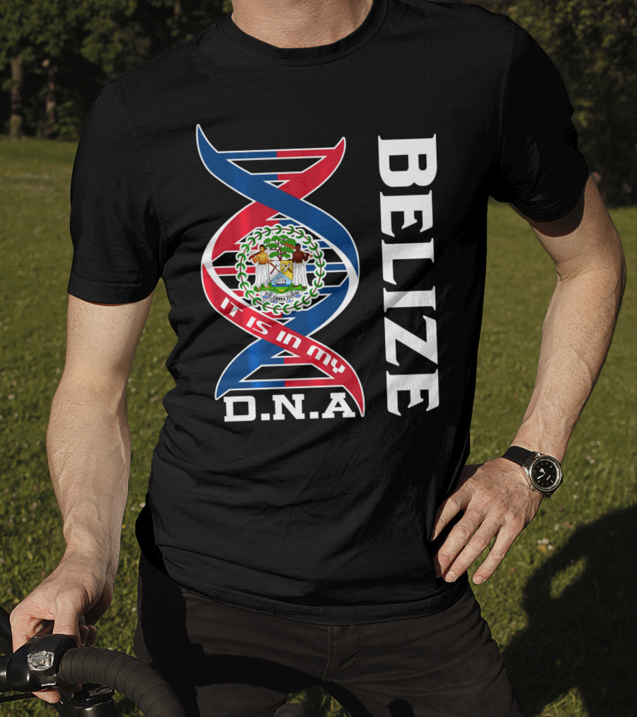 Belize Coat Of Arms It Is In My DNA T-Shirt