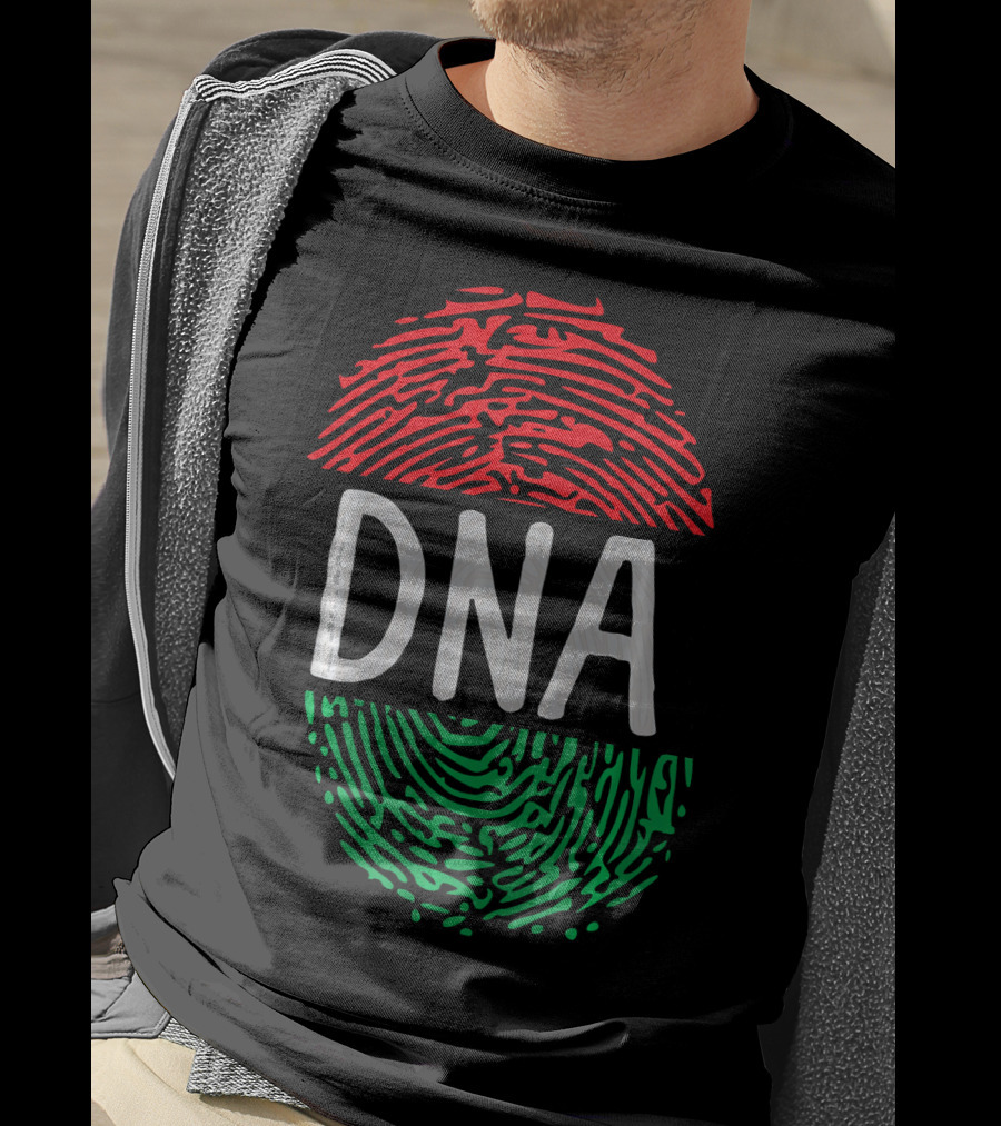 Real Africa DNA Thumbprint Flag T-Shirt