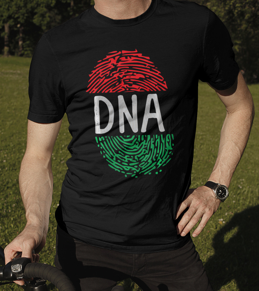 Real Africa DNA Thumbprint Flag T-Shirt