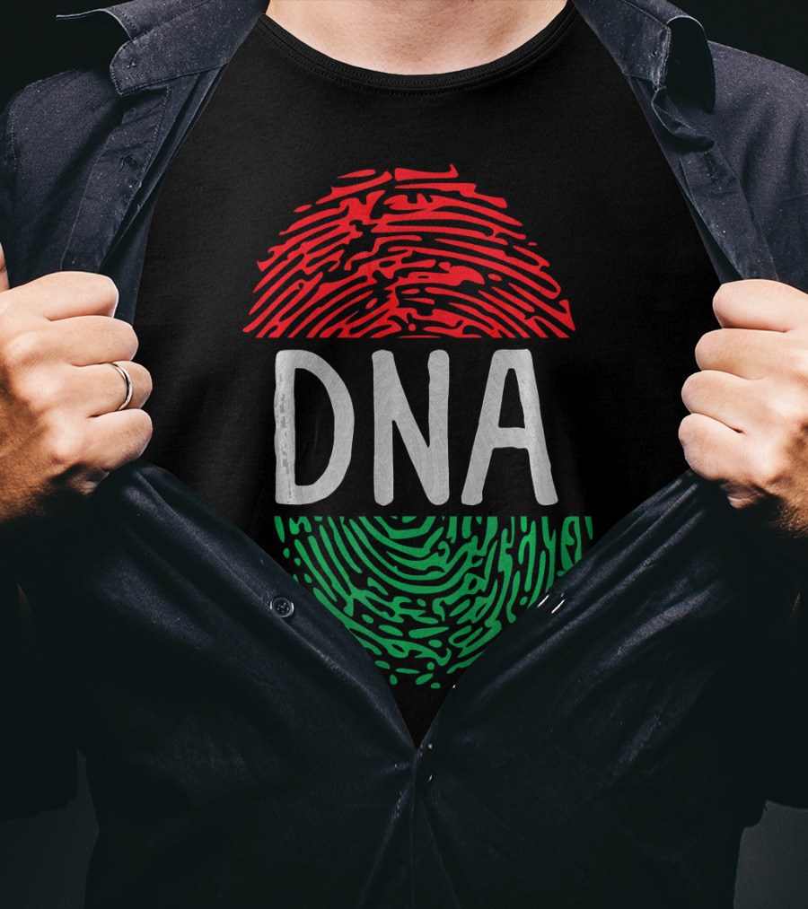 Real Africa DNA Thumbprint Flag T-Shirt