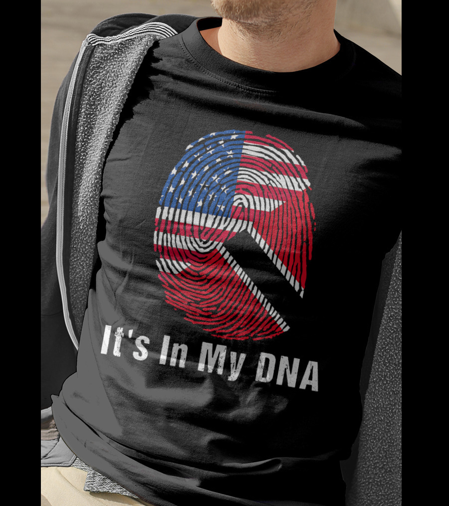 Trinidad And Tobago Flag USA Flag It's In My DNA T-Shirt