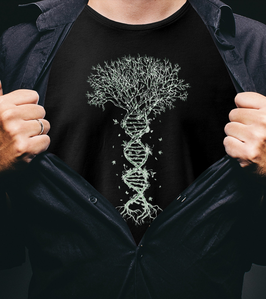 DNA Tree Of Life Biology Nature Connection T-Shirt