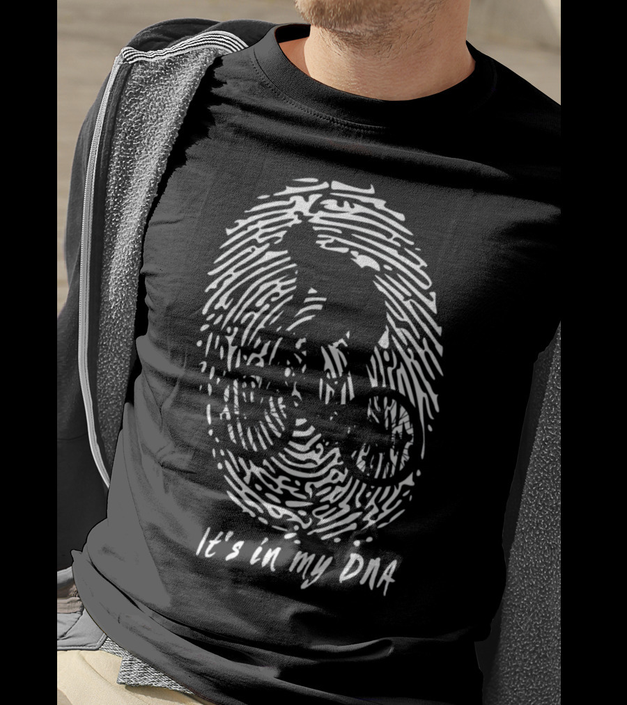 MTB It's In My DNA Fingerprint Cyclist T-Shirt