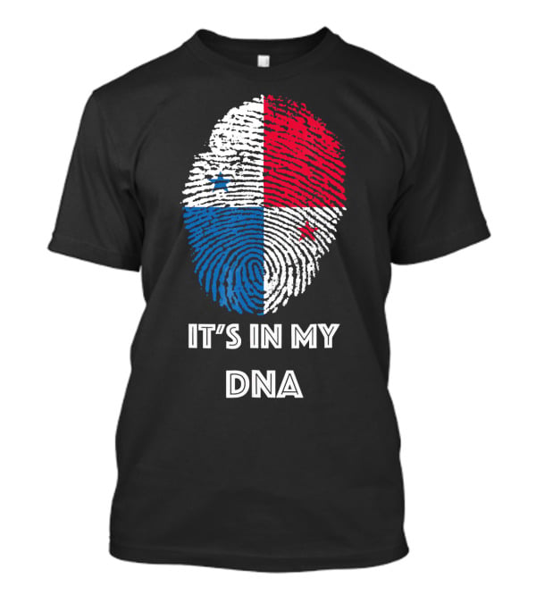 Panama Flag Fingerprint It's In My DNA T-Shirt