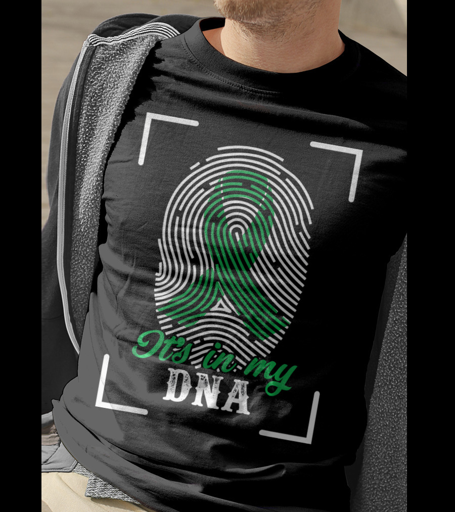 It's In My DNA Depression Awareness Fingerprint T-Shirt