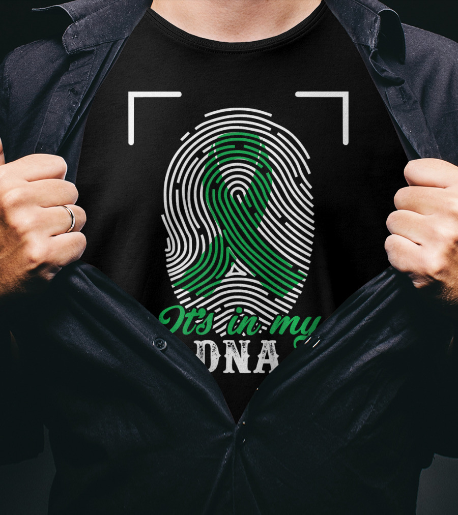 It's In My DNA Depression Awareness Fingerprint T-Shirt