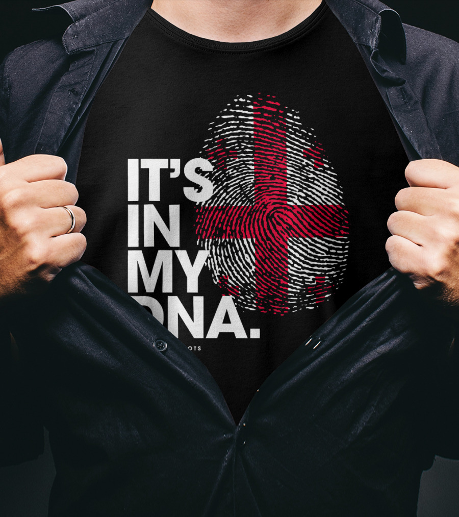 IT'S IN MY DNA Georgia Flag Georgian Roots T-Shirt