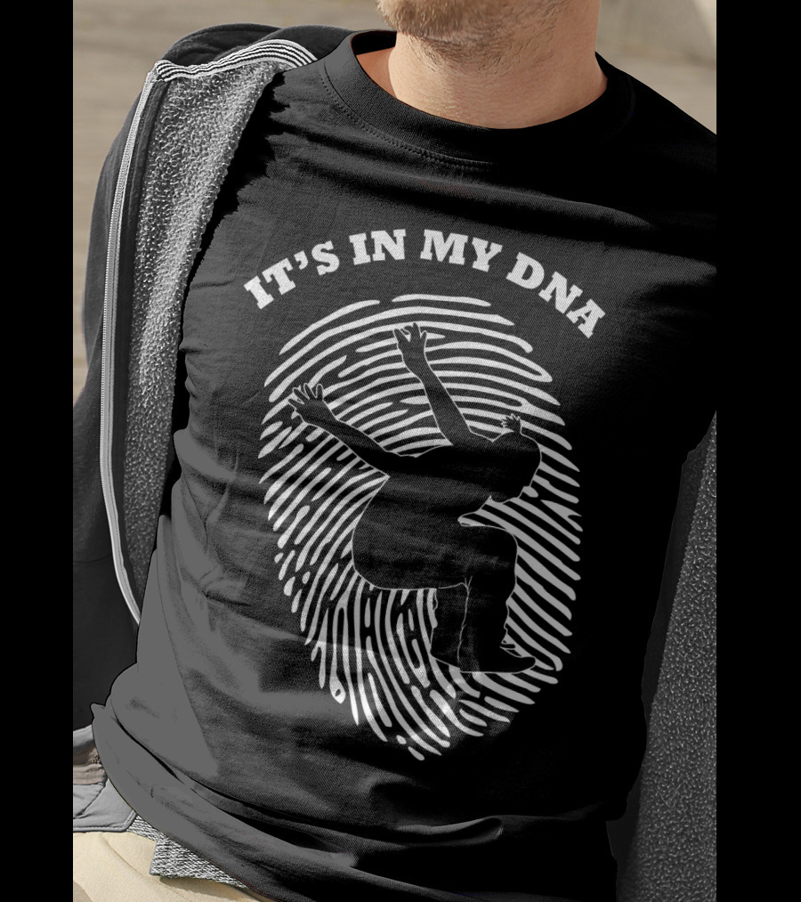It's In My DNA Parkour Freestyle Fingerprint T-Shirt