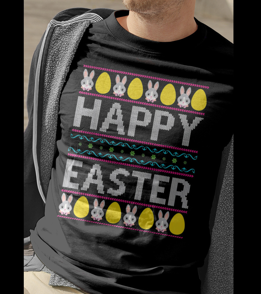 Happy Easter Bunny And Egg T-Shirt