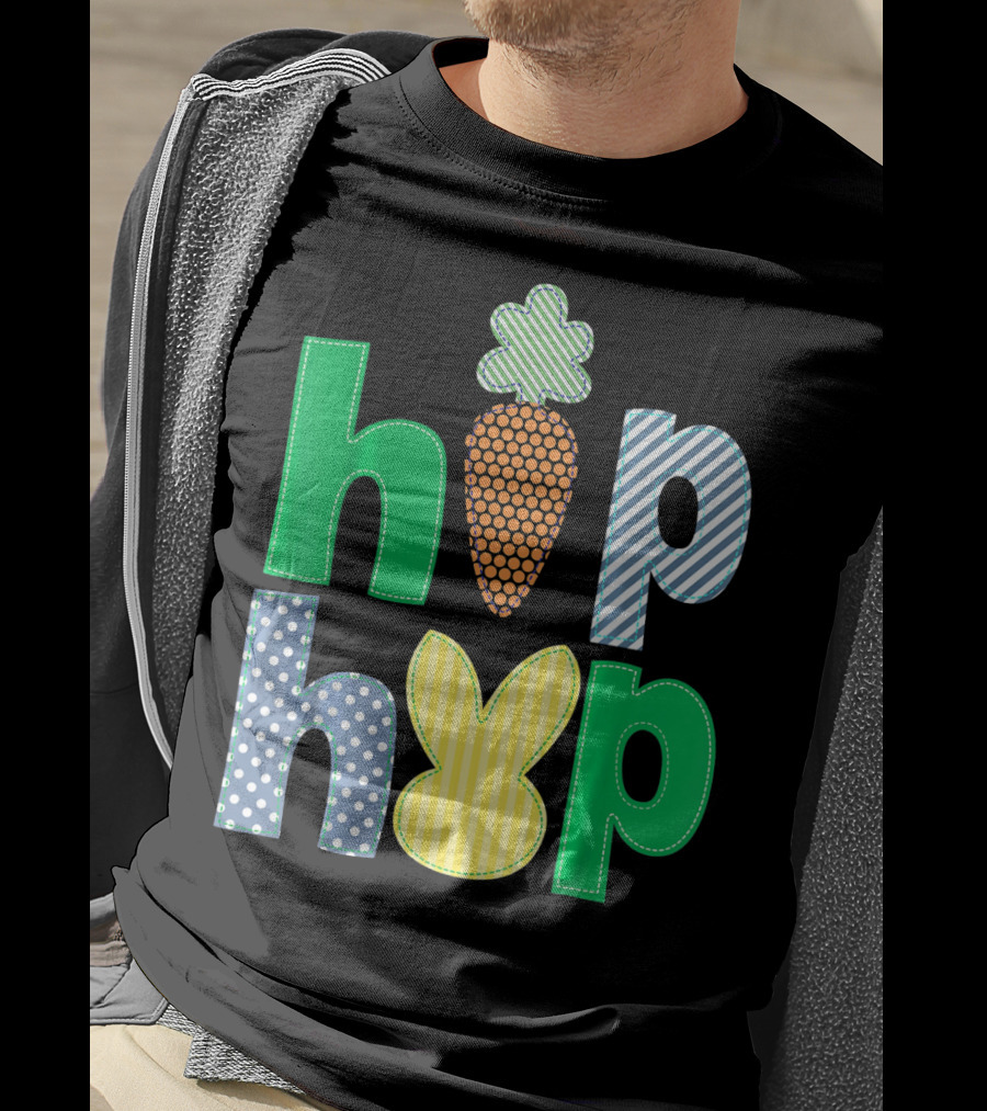Hip Hop Bunny Carrot Easter T-Shirt
