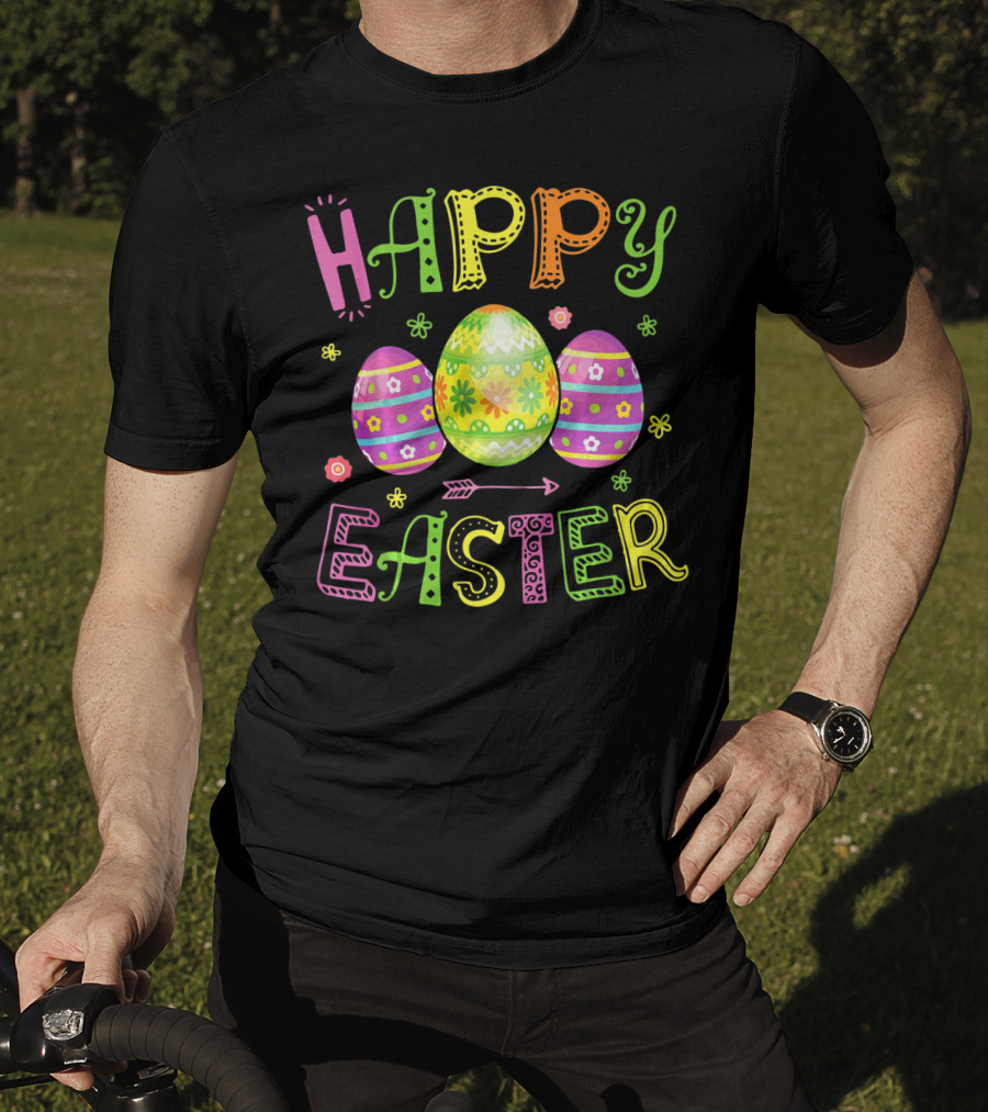 Happy Easter Egg Colorful T-Shirt