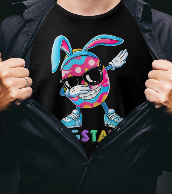 Easter Eggstatic Bunny Floss Like A Boss T-Shirt