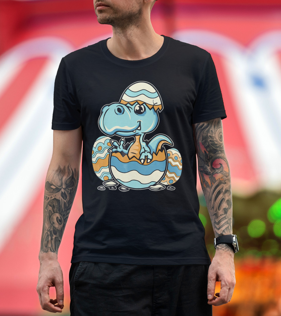 Dinosaur Hatchling in Easter Egg Delight T-Shirt