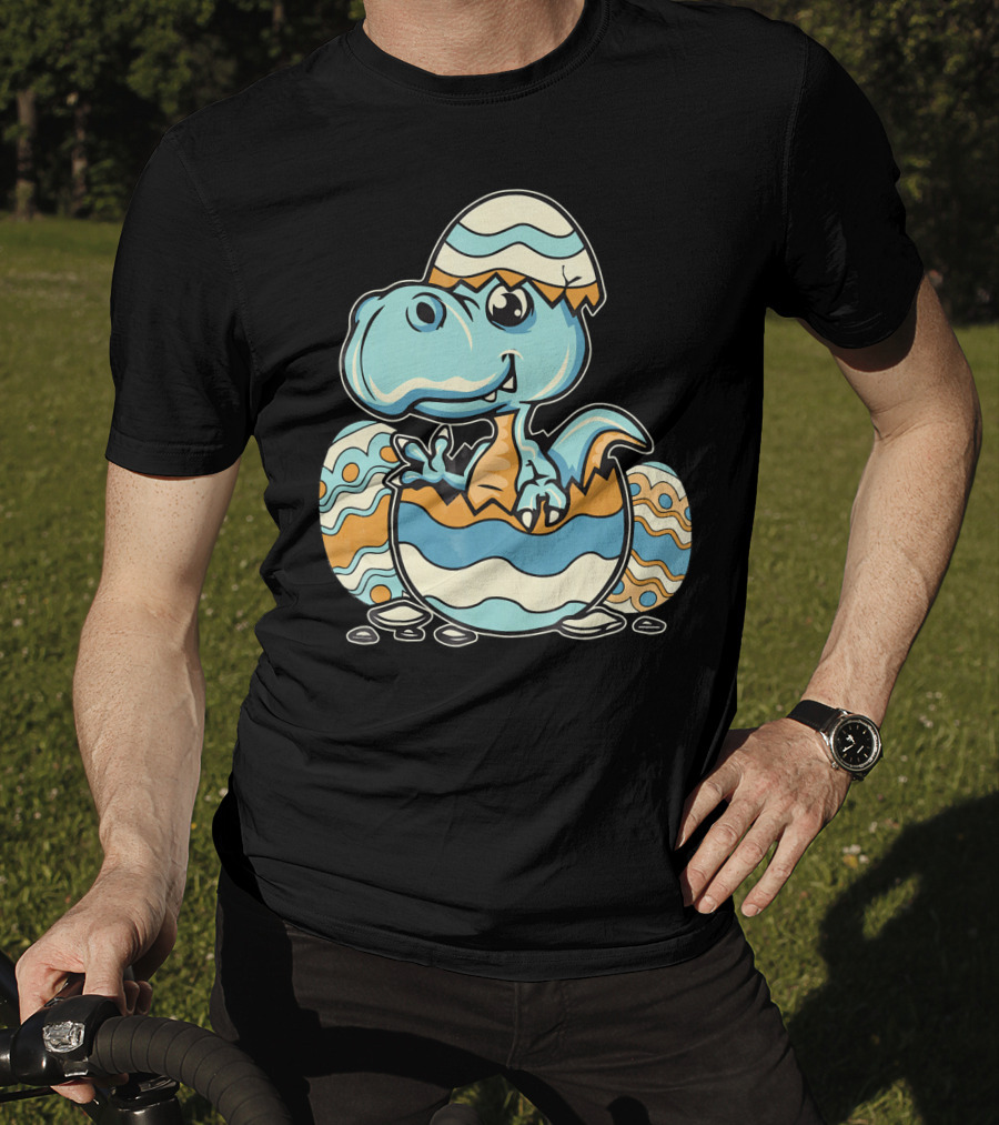 Dinosaur Hatchling In Easter Egg Delight T-Shirt