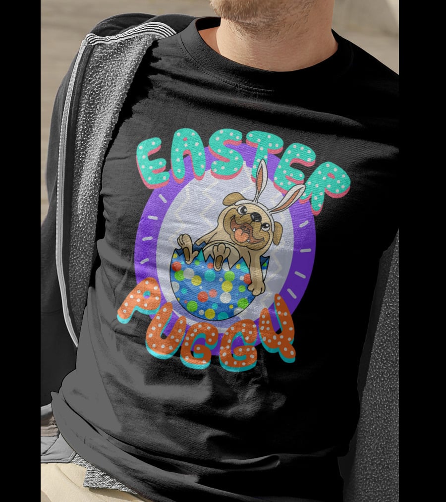 Easter Puggy Cute Resurrection Pug Dog T-Shirt