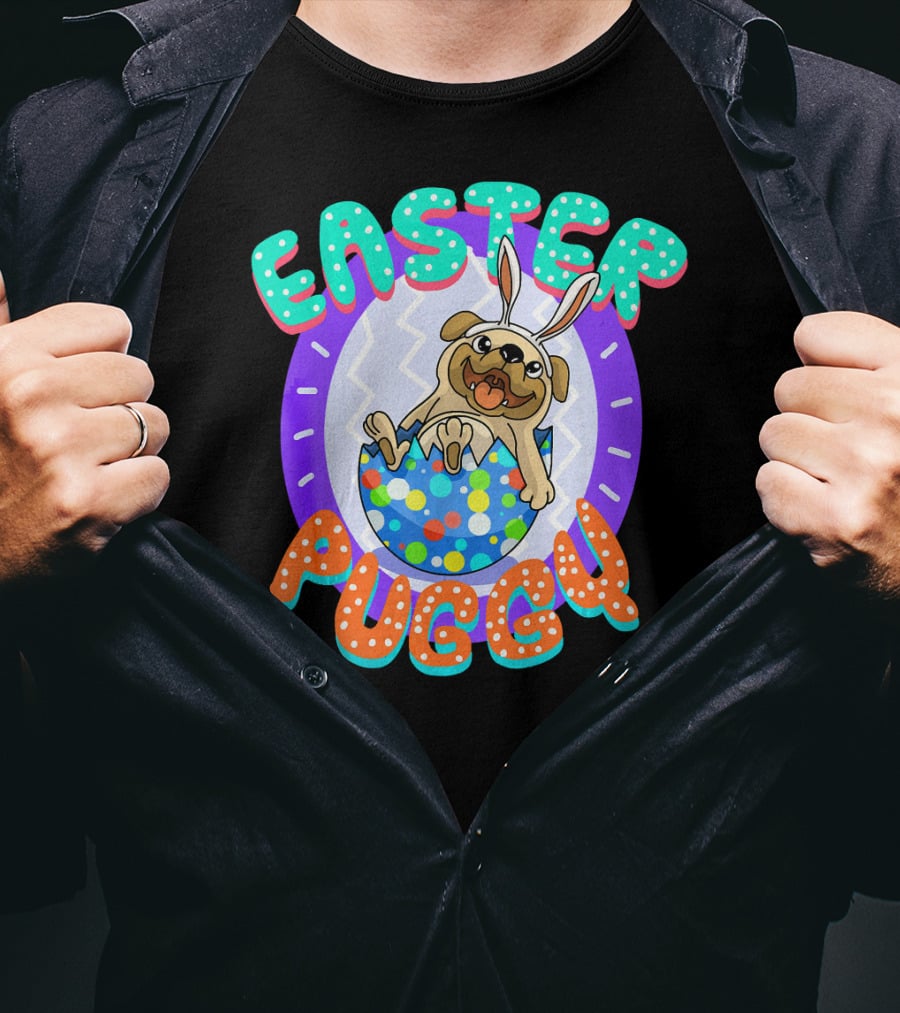 Easter Puggy Cute Resurrection Pug Dog T-Shirt